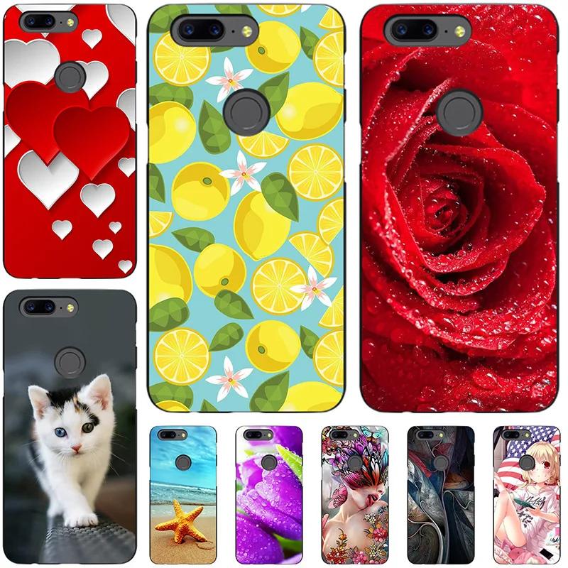 TPU Silicone Cover For OnePlus 5T 6.01 inch Colorful Painted Soft Phone Case One Plus Pattern OnePlus5T | Мобильные телефоны и