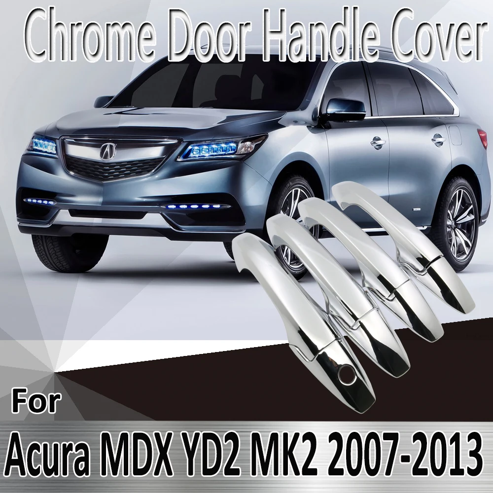 Декоративные Хромированные наклейки для Acura MDX YD2 MK2 2007 ~ 2013 2008 2009 2010 | Автомобили и
