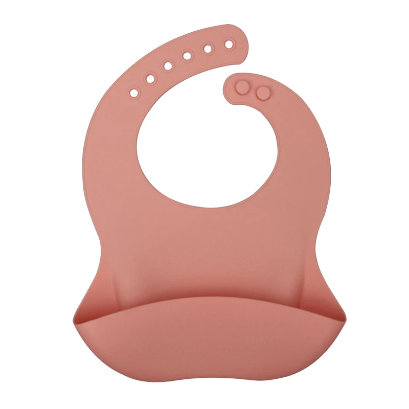 Fashionable silicon Baby Bib Waterproof Infant Bibs Newborn Feeding Cloth Toddle Boys Girls Adjustable Different Styles of Bibs cute baby accessories