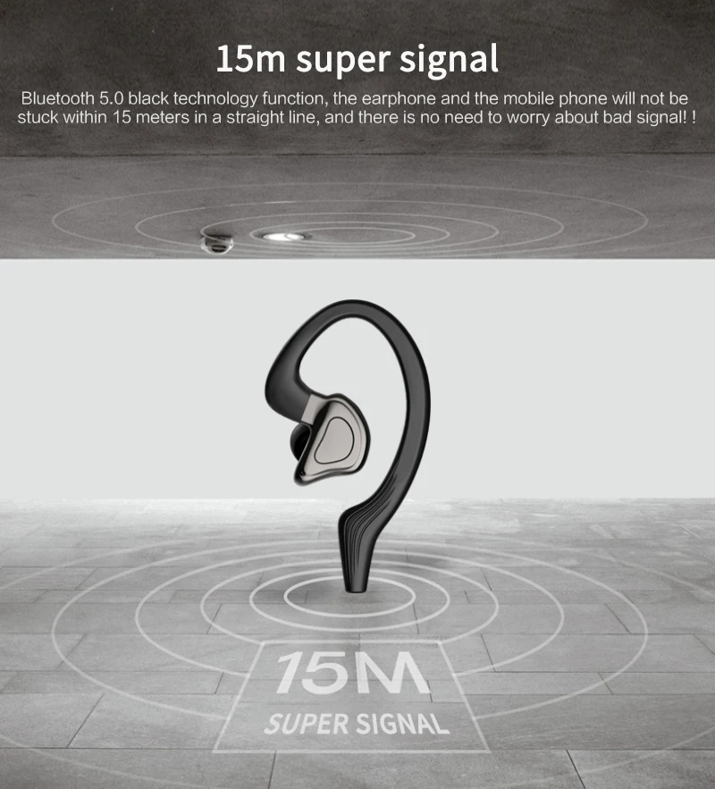 new TWS Bluetooth 5 0 Earphones Waterproof Headphones Stereo Sports Earbuds Dual Mic Wireless Bluetooth Headsets with microphone