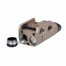 Glock пистолет вспышки светильник светодиодный тактический фонарь флэш-светильник с выпуском 20 мм крепление для пистолета Airsoft для GLOCK 17 18C 19 25 26