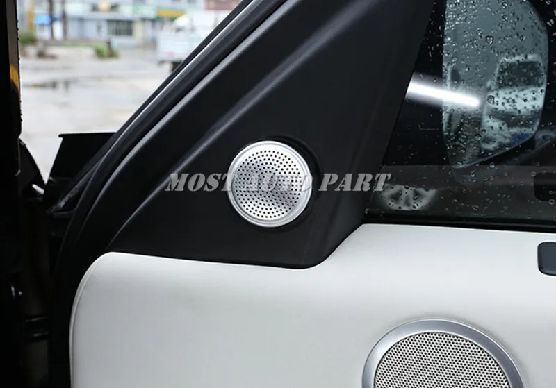 2 шт. накладки на автомобильные двери и динамик для Land Rover Discovery 5 L462 2017 2018