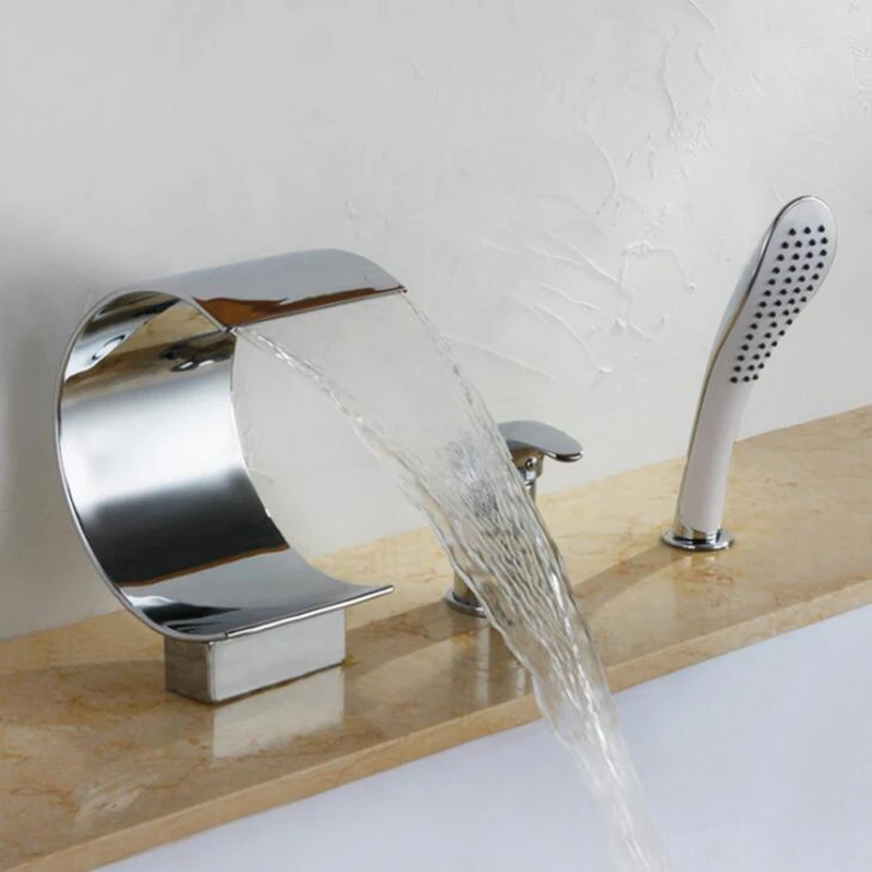 Robinet rétro pour mitigeur de lavabo de salle de bain en Messing mitigeur  à levier