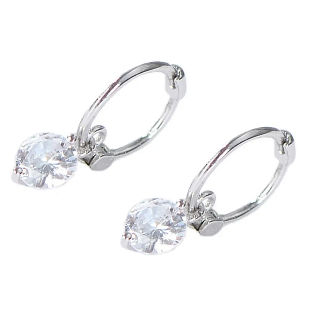 Circle Earrings Earrings Sterling Silver Earrings Fashion Earrings Trend Earrings Retro Fashion Wild Earrings