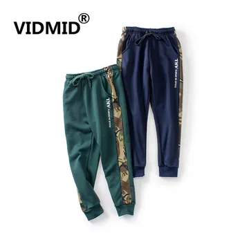 

VIDMID boys long pant teenage trouseres new 12 14Ycotton big boys clothes sports casual pants sports wear4102 38