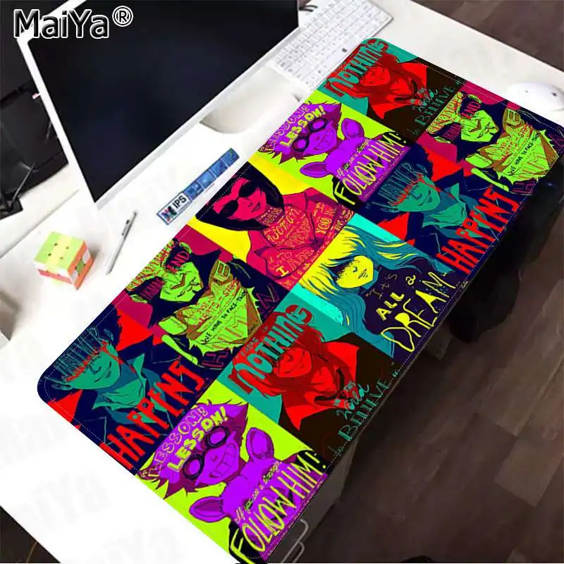 Maiya Горячая мультфильм ковбойский Бибоп Ноутбук игровой мыши коврик для мыши большой коврик для мыши клавиатуры коврик
