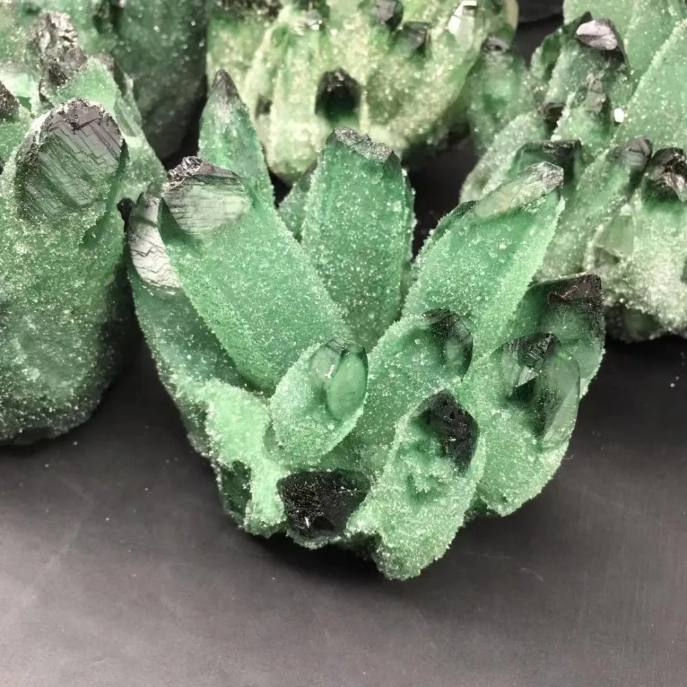 green crystals cluster (4)