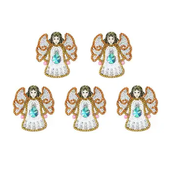 

4/5pcs DIY Diamond Keychain Full Drill Special Shaped Diamond Painting Keyring Christmas Gift Woman Girl Jewelry Keyring