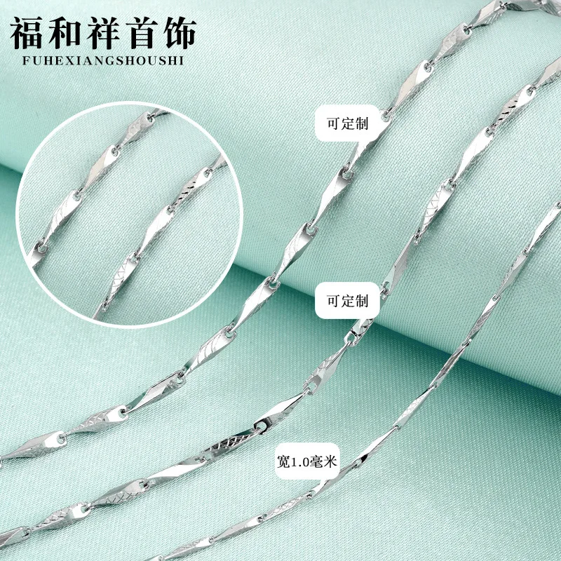 

Accessories 925 Sterling InterDigital Arrow-Shaped Necklace Women's Choker Popular Jewelry with Chain