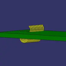 Demi-Module de trou de tampon de concepteur de référence, Test des broches métalliques de la sonde