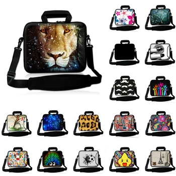 

Fasion Notebook Shockproof Neoprene Bag Handle 10 12 13 14 15 17 15.6 13.3 Laptop Messenger Briefcase Computer Accessories Pouch