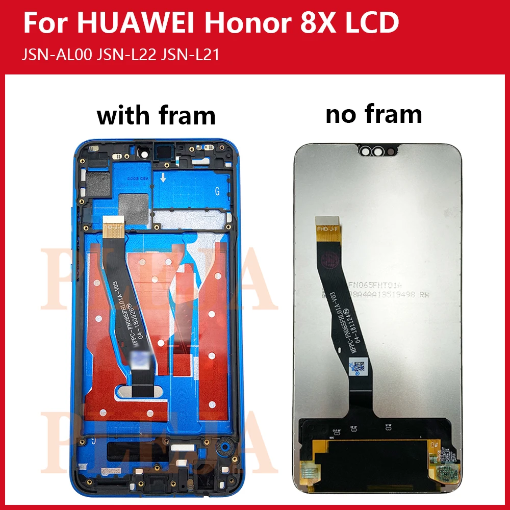 Оригинальный дисплей для Huawei Honor 8X JSN AL00 L22 L21 Полный ЖК + сенсорный экран