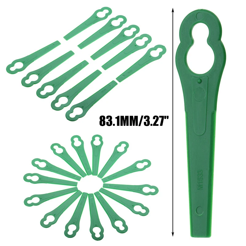 100Pcs Grass Trimmer Plastic Blade Plastic Mower Cutting Blades For Strimmer Grass Trimmer Lawn Mower 100Pcs Grass Trimmer Plastic Blade Plastic Mower Cutting Blades For Strimmer Grass Trimmer Lawn Mower