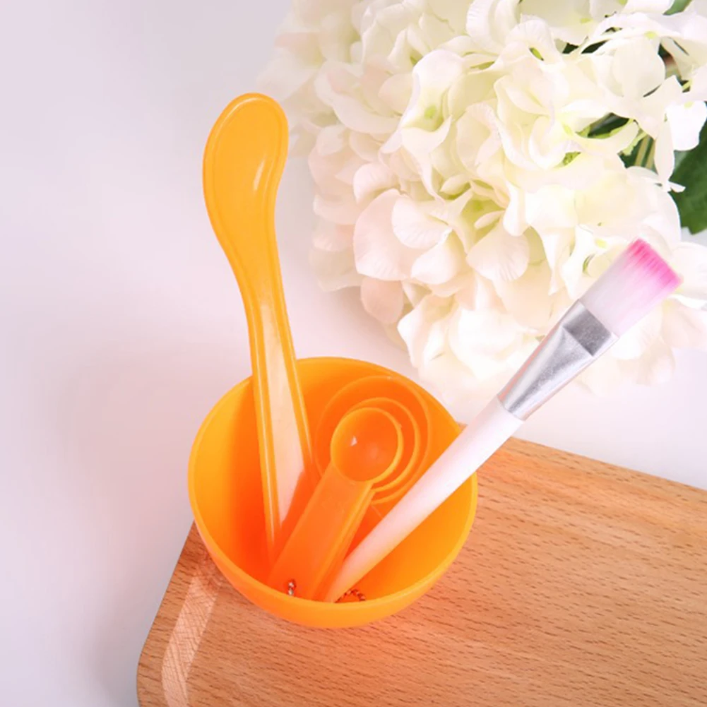 4 шт. DIY маска для лица миска смешивающая кисть ложка для косметики палочка для лица набор косметических инструментов