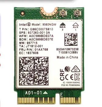 

wireless network card 5.0 Bluetooth for Intel 9560NGW AC 2030M Original official version