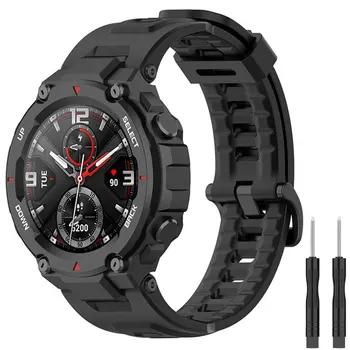 

Silicone Strap For Xiaomi Huami Amazfit T-Rex Smart Watch Band Accessories Replacement Wrist Straps For Amazfit T-Rex Correa