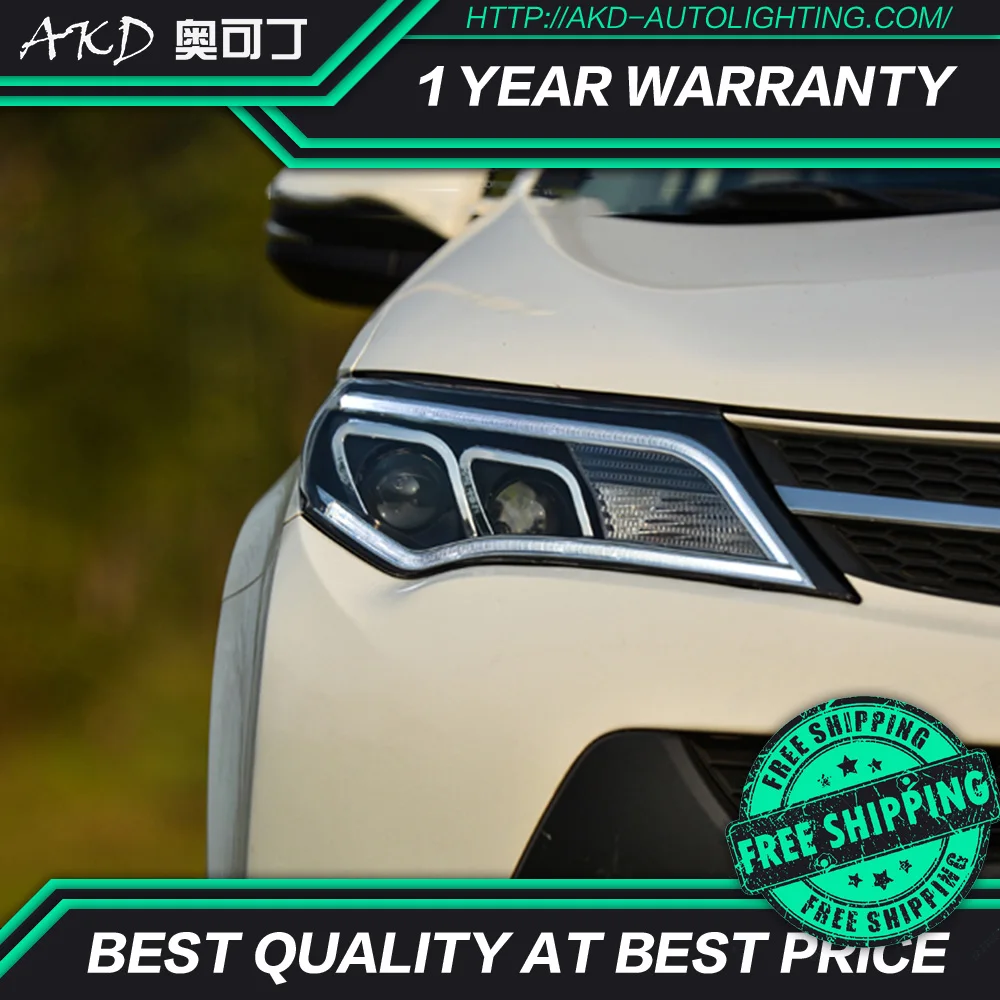 АКД автомобильного тюнинга фары для Toyota RAV4 Previa RAV 4 светодиодные DRL