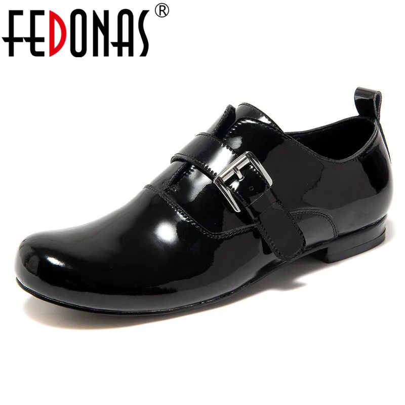 

FEDONASWomen Pumps Cow Leather Casual Shoes Working Pumps Lace Up Cross-Tied Slip On Round Toe Brand Design Shoes Woman