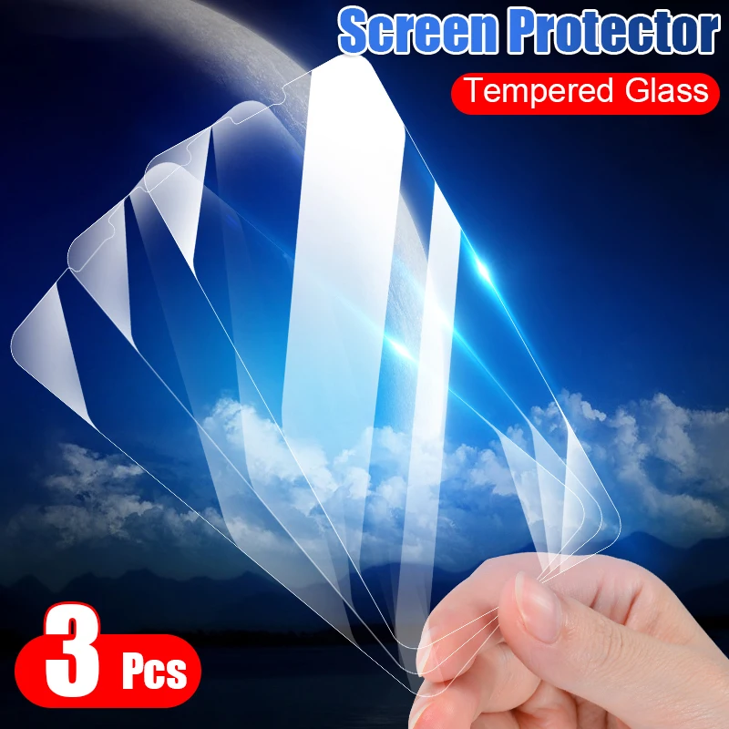 

3Pcs Full Cover Tempered Glass For IPhone X XR XS 11 Pro Max Screen Protector Film For IPhone 8 7 6 6s Plus Protective Glass