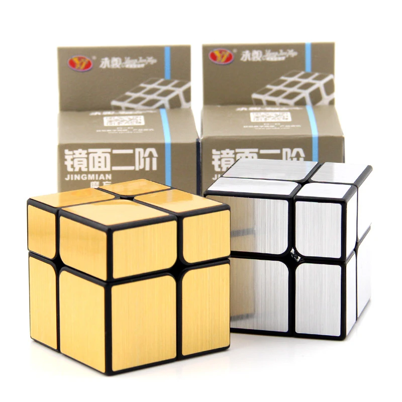 YJ зеркало 2x2x2 Mgaic Cube 2x2 с литым покрытием Cubo Magico профессиональная скоростная