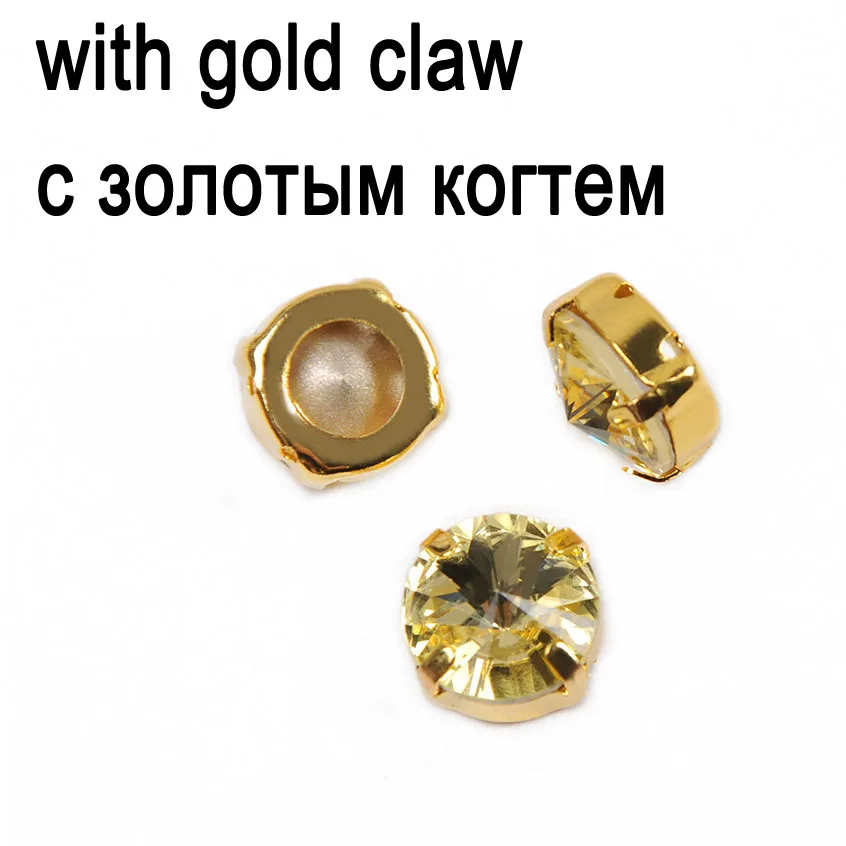 CTPA3bI блеск Jonquil цвет стекло материал пришить Стразы DIY Одежда страз точечный кристалл для шитья аксессуары