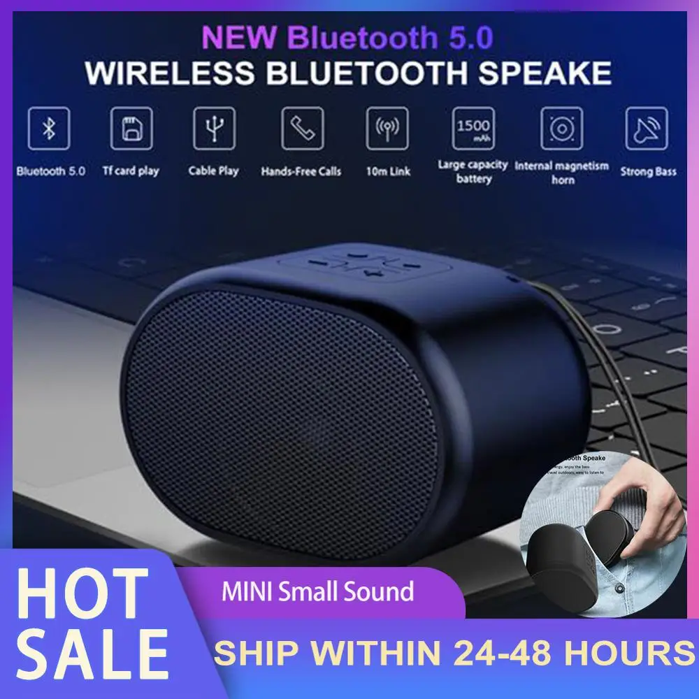 Wireless Bluetooth Speaker Mini Audio TWS Sub Woofer Speaker With TF Card HD Noise-canceling AUX MP3 Music Play Portable Speaker Wireless Bluetooth Speaker Mini Audio TWS Sub Woofer Speaker With TF Card HD Noise-canceling AUX MP3 Music Play Portable Speaker