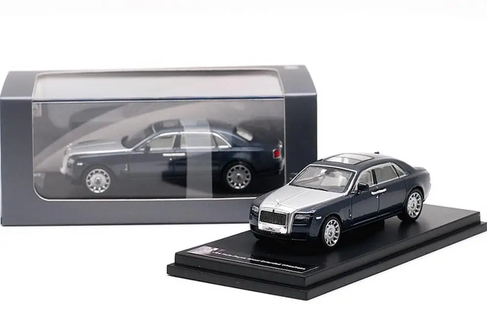 1/64 шкала Rolls-Royce Ghost Расширенная колесная база литья под давлением модель автомобиля коллекция