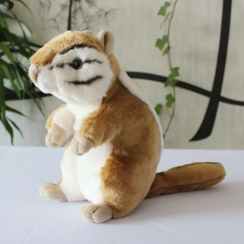 Набивное животное игрушечное плюшевое игрушечная белка настоящая жизнь чипмук куклы игрушки Детские праздничные подарки мягкие