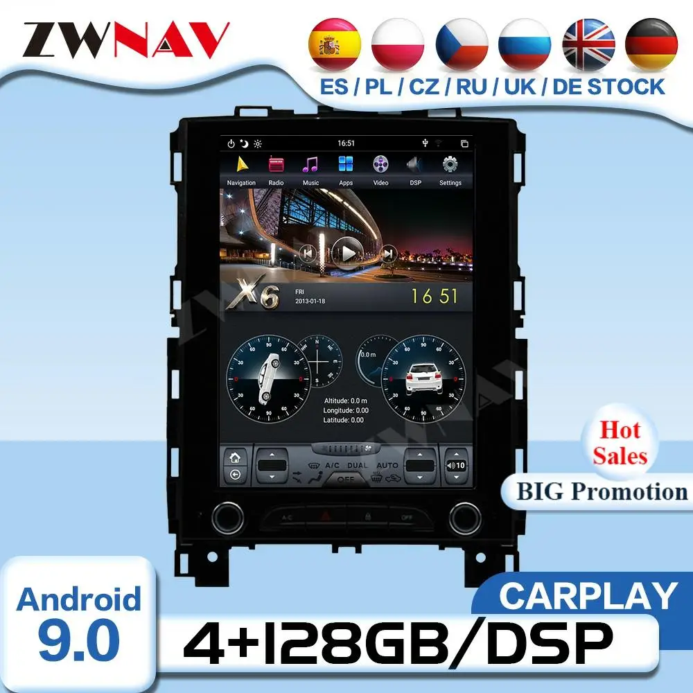 

Carplay Tesa- Screen Android 9 Video Player For Renault Koleos 2016 2017 2018 2019 Gps Car Radio Receiver Audio Stereo Head Unit