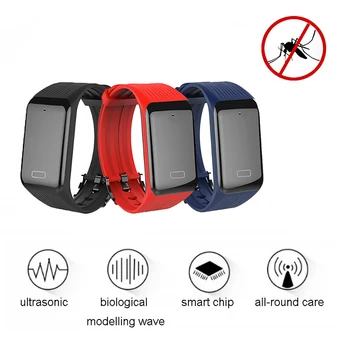 

Ultrasonic Mosquito Repellent Bracelet Waterproof Pest Insect Bugs Anti Mosquito Insect Ultrasound Wristband Outdoor for Kids