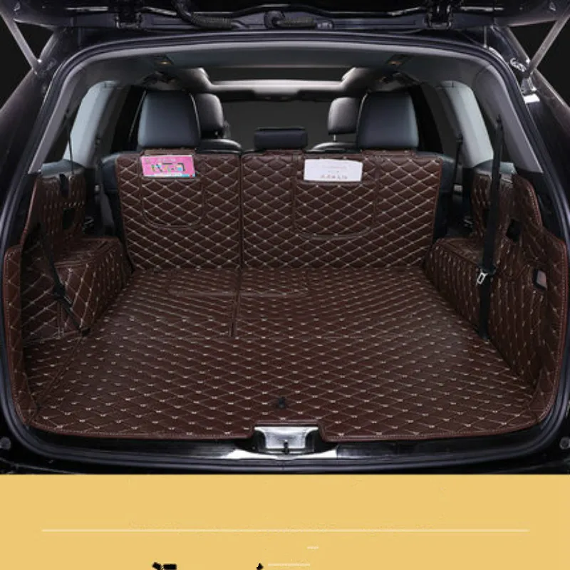 

Custom Full Covered Waterproof Durable Non Slip Car Boot Mats for 2009-2020 Year Toyota Highlander 5/7 Seats Trunk Carpets