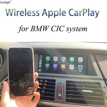 

Wireless CarPlay Android Auto Retrofit Box for BMW CIC All Series Support Latest IOS 13 Reversing Camera Module