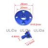 Upgraded Version Round Aluminum Fuel Dot /Fuel Plug for Airplane- Black/ Blue/ Red Color with Screw ► Photo 2/5