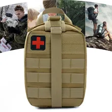 Открытый тактический Медицинский Кулон карманы медицинский Открытый путешествия аптечка Водонепроницаемый Скалолазание спасательный набор