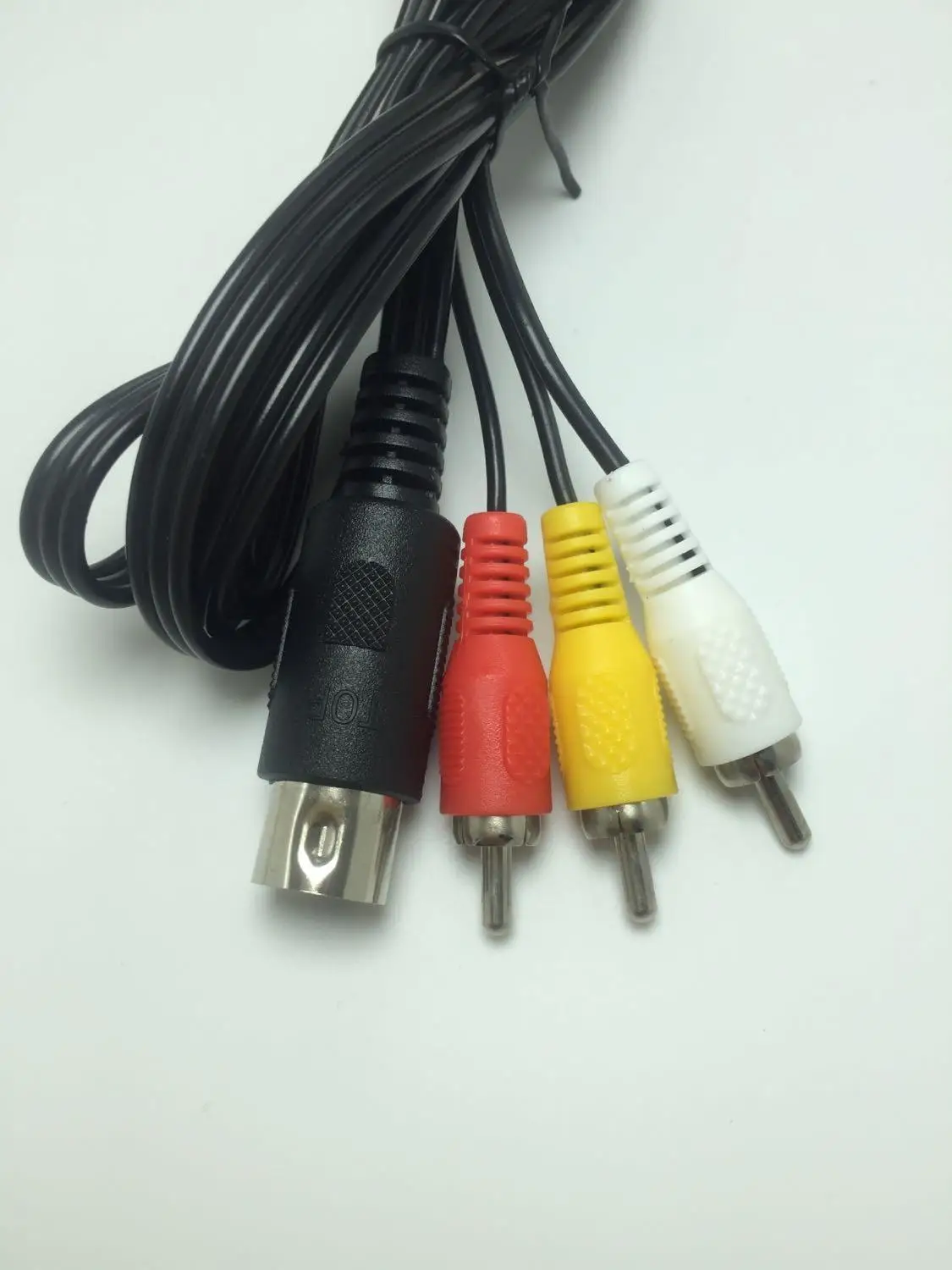 100 шт. стиль 5 Pin Женский Din штекер в 3x RCA штекер Phono Вилки аудио кабель