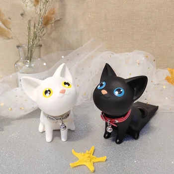 

1pcs Child Safety Door Plug Vinyl Kat Kitten Protection Anti-pinch Hand Door Stop Creative Gifts Home Supplies Door Stop