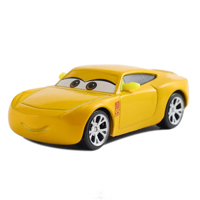 Автомобиль diney Pixar машина 3 роль черное яблоко молния McQueen Jackon torm Mater 1:55 Diecat металлический сплав Модель автомобиль игрушка ребенок - Цвет: Cruz Ramirez 1.0