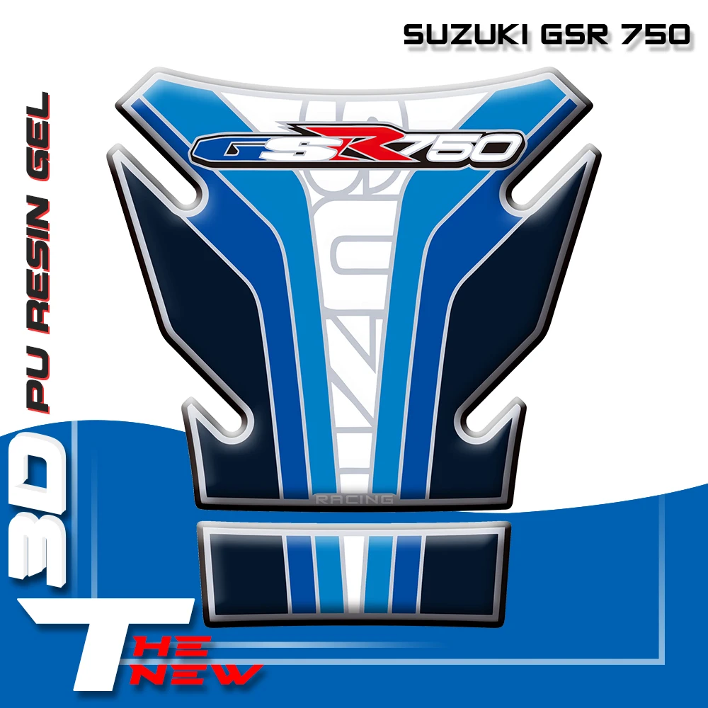 Мотоциклетная 3d-наклейка на бак с эмблемой Защитная Наклейка для Suzuki GSR 750 GSR750 2011 -
