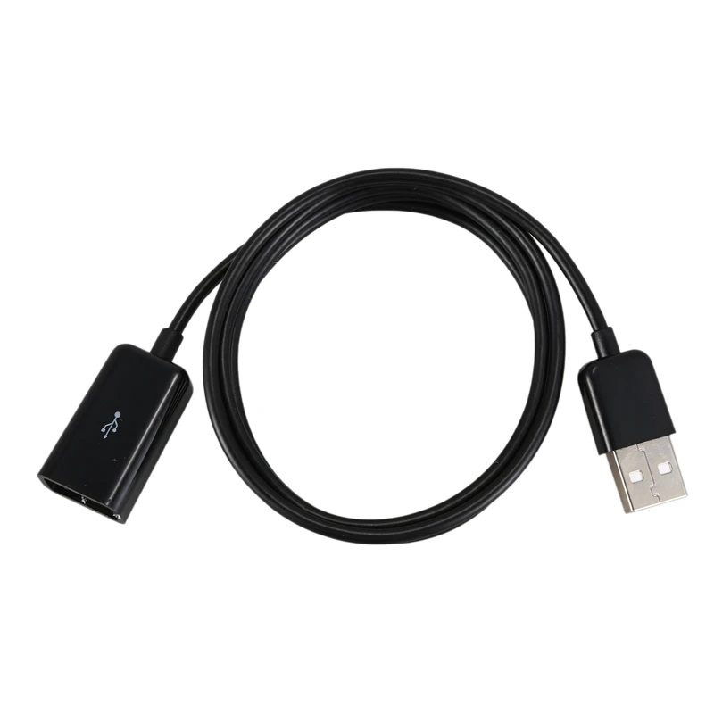 Black 1 м-3 фута 1 м USB 2,0 папа-мама удлинитель шнура для ПК ноутбука - Цвет: Black