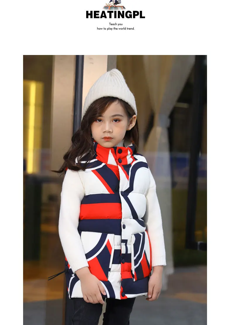 Winter Down Vest Children's Clothing Autumn and Winter New Children's Down Vest Boy Winter Vest Girl Winter Coats