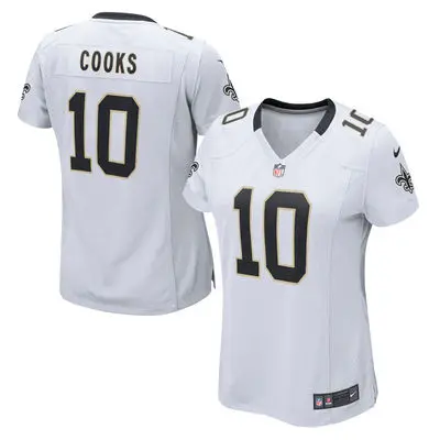 Черный Стилизованный, Орлеан Drew Brees Brandin Cooks для женщин Джерси - Цвет: Черный