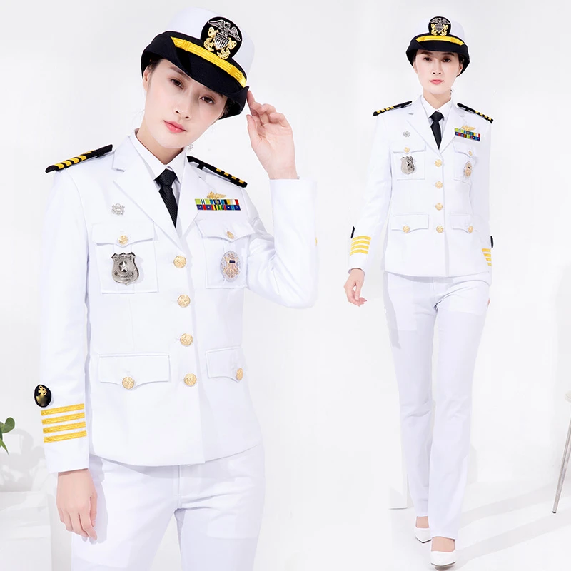 Film TV Item White Uniform Madam Army Clothes Formal Attire Luxury