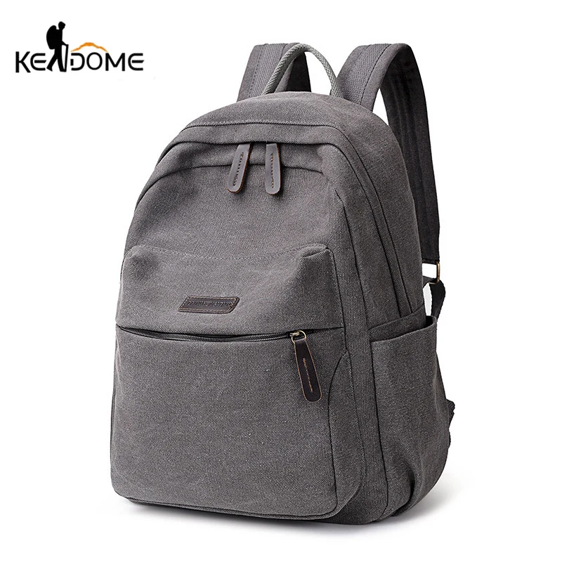 

New Multifunctional Canvas Waterproof Backpack Casual Simple Student School Bag Outdoor Travel Business Bag Handbag X701D
