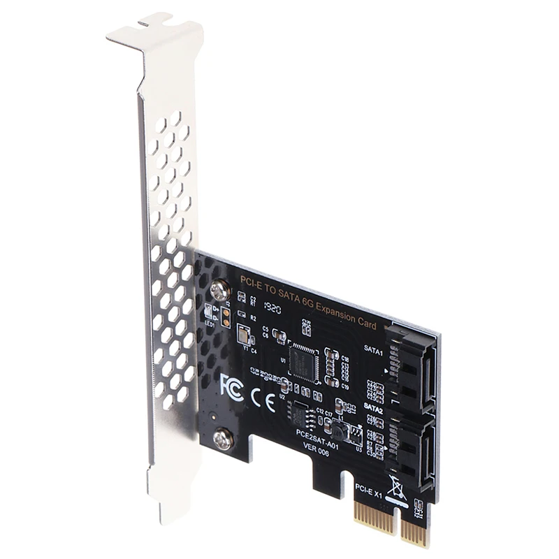 PCI Express SATA 3 контроллер карты, 2 порта PCIe SATA III 6 ГБ/сек. внутренний адаптер