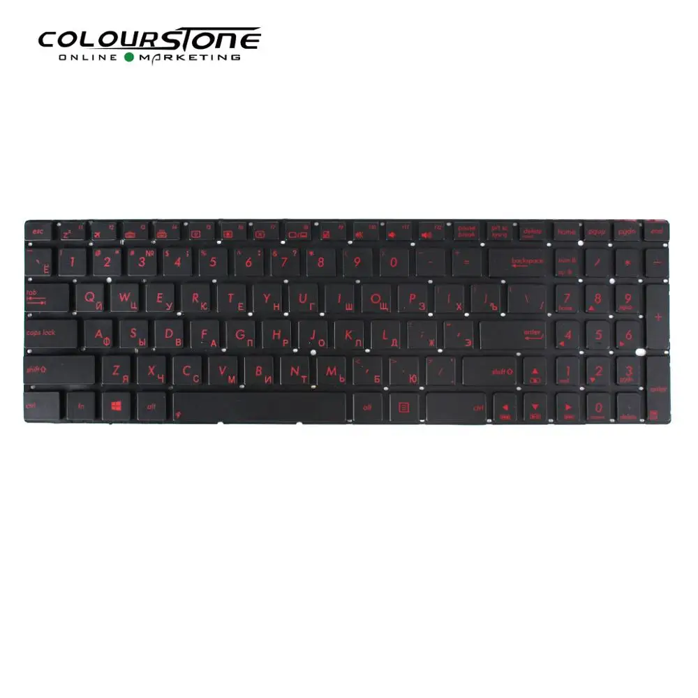 Новая Россия с подсветкой Клавиатура для ноутбука ASUS G550 G550JK 0KN0-QX1RU13 9Z. N8BBU. M0R