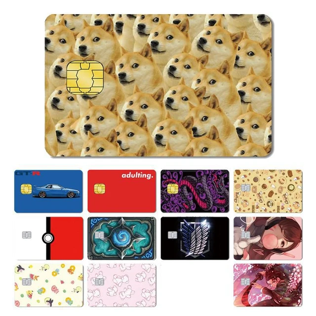 Funny Matte Hentai Money Blockbuster Stonks Credit Card Debit Card Skin  Case Tape Sticker Film Big Small Chip - AliExpress