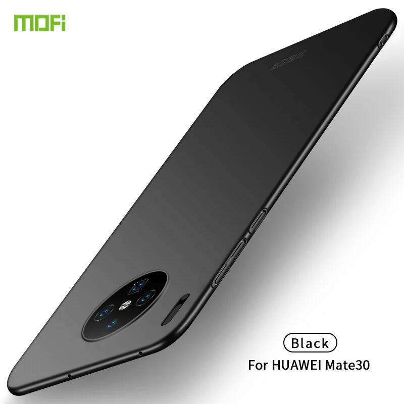 MOFi для huawei mate 30 чехол для ПК Жесткий Роскошный защитный чехол для huawei mate 30 Fundas Phone Shell - Цвет: Черный
