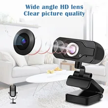 Aliexpress - USB Computer External Camera Webcams 1080P HD Webcam with Privacy Shutter&Built-in Microphone 360 Degree Adjustable for Calling