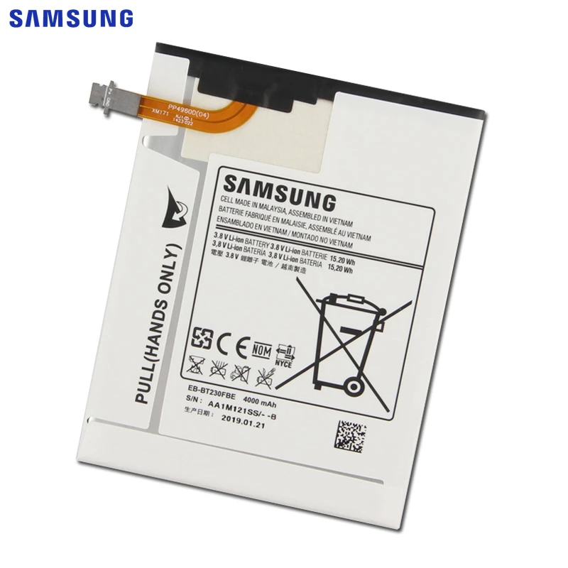 SAMSUNG оригинальная замена планшет Батарея EB-BT230FBE EB-BT239ABE для SAMSUNG Galaxy Tab 4 7,0 SM-T230 SM-T231 SM-T235 4000 мА-ч