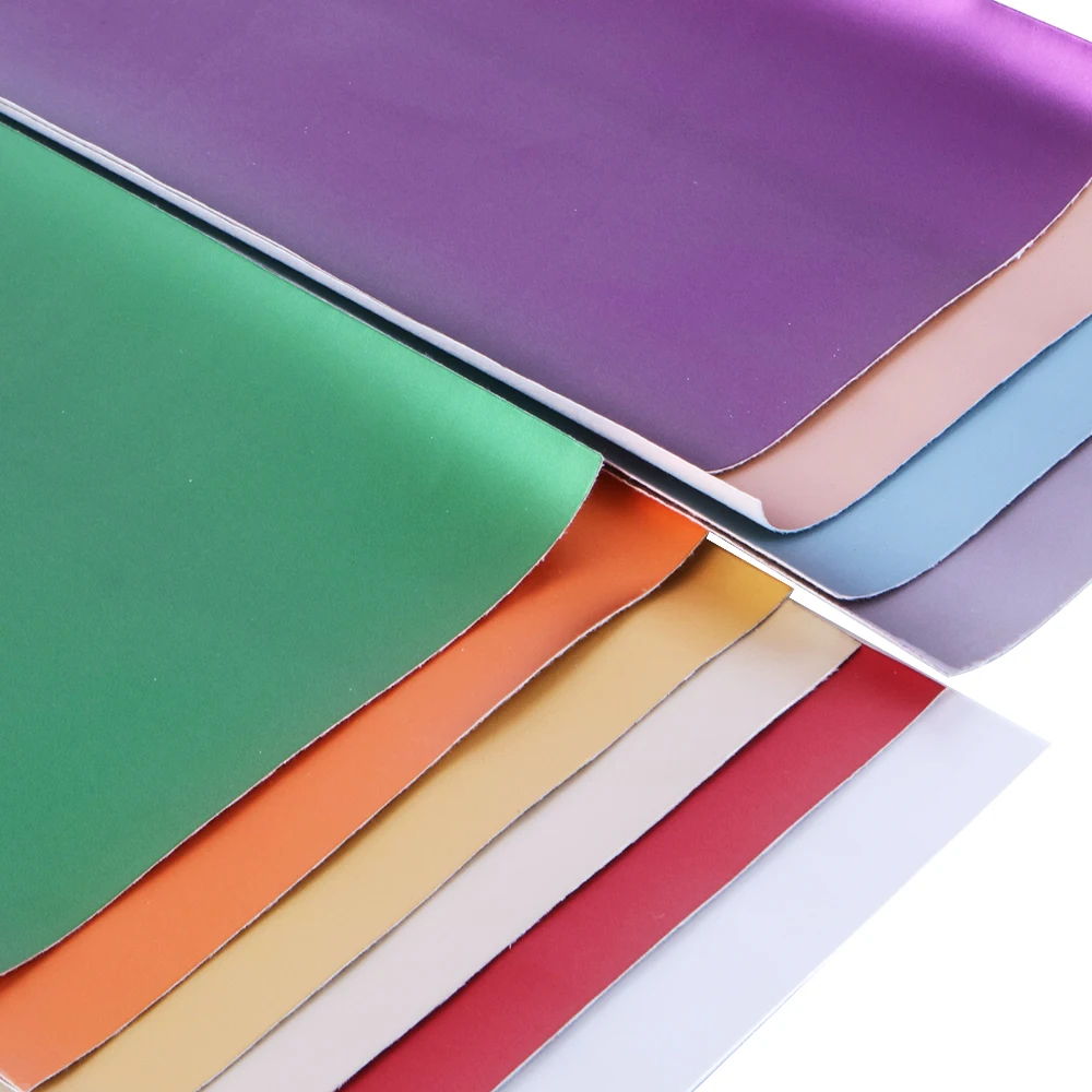 

David accessories 30*140cm Plain Color Metal Matte Faux Synthetic Leather Fabric DIY Bow Bag Material Home Decoration,1Yc7444